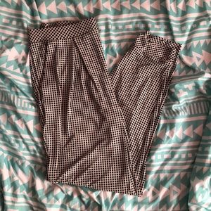 Checkered dress pants